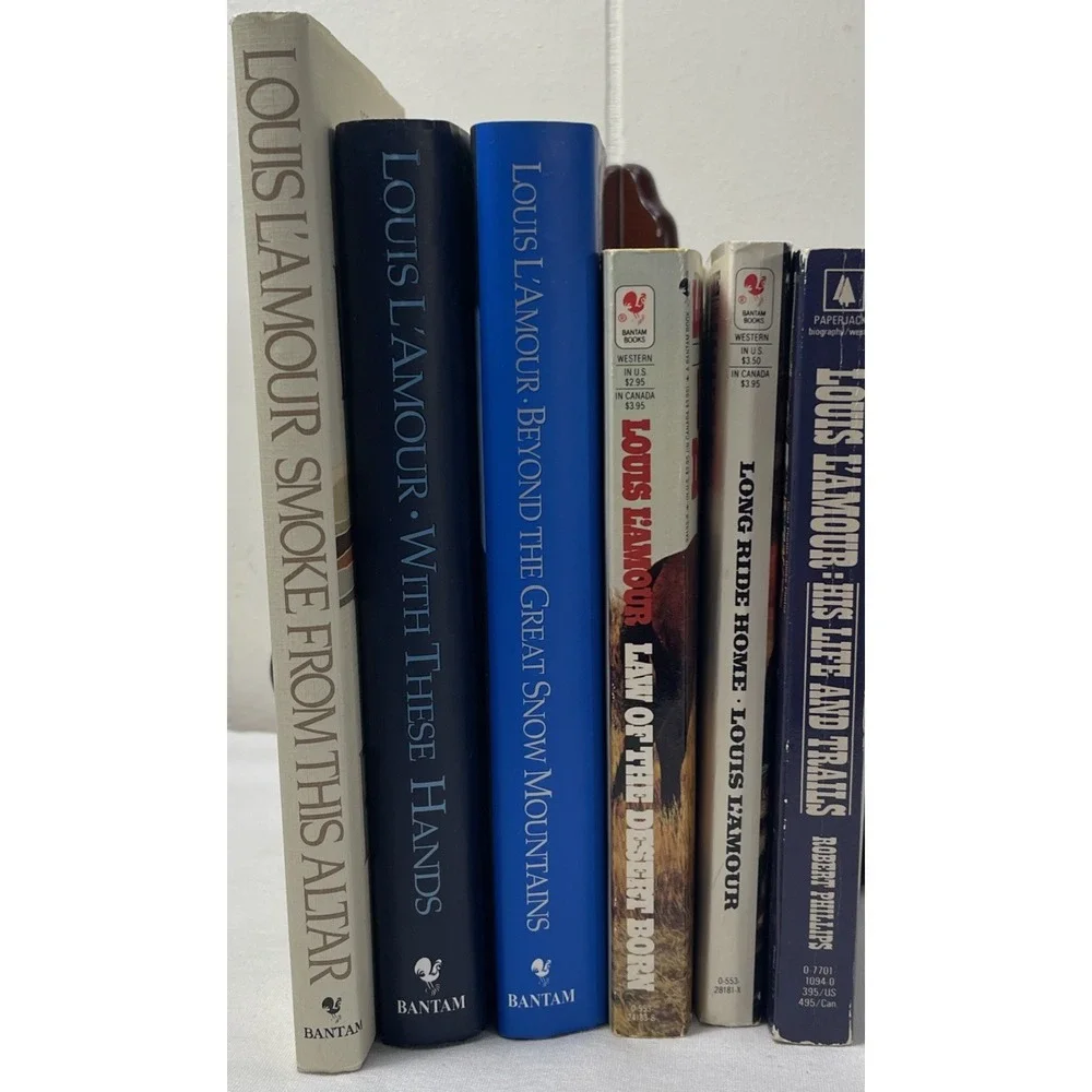 Louis L'Amour Western Lot Of 6‎ 3 Hb/3pb Vintage